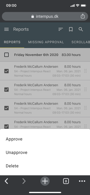 Easily approve with the approver app